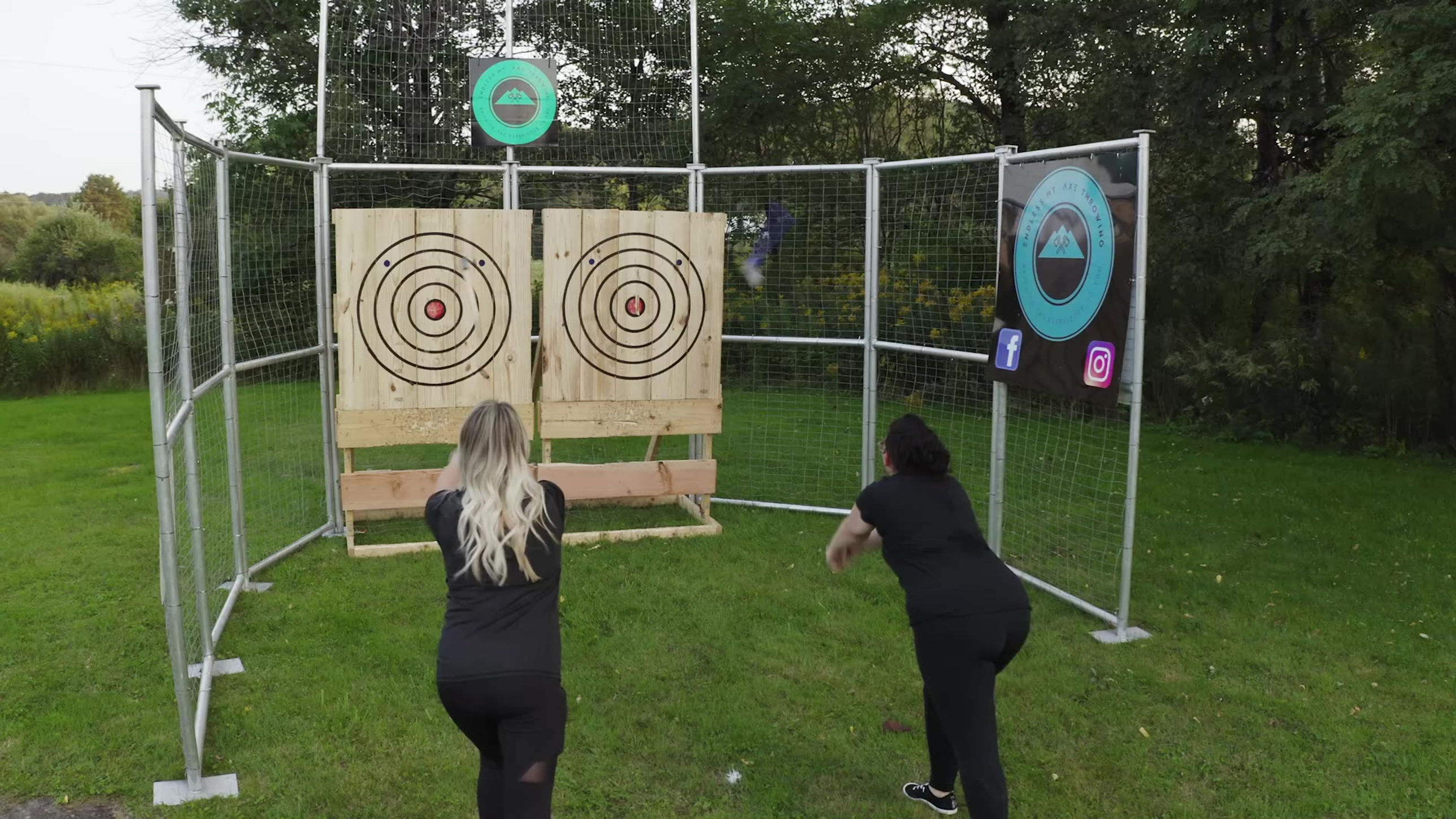 Endless Mountain Axe Throwing Advertisement